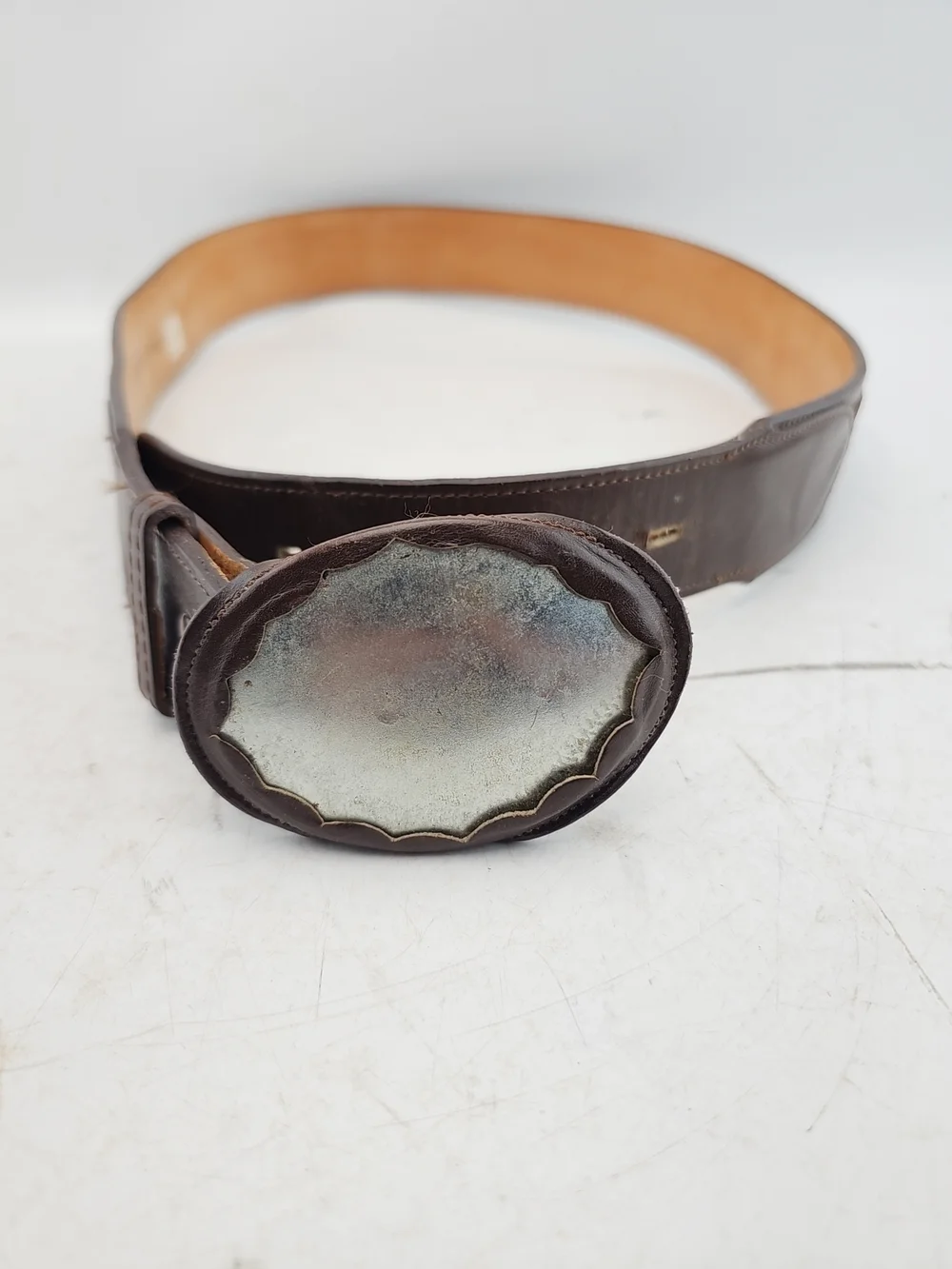 Nocona Genuine Crocodile Western Belt